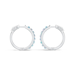 Sterling Silver Semi Mount Earrings Setting Round RD 3X3mm DHJ