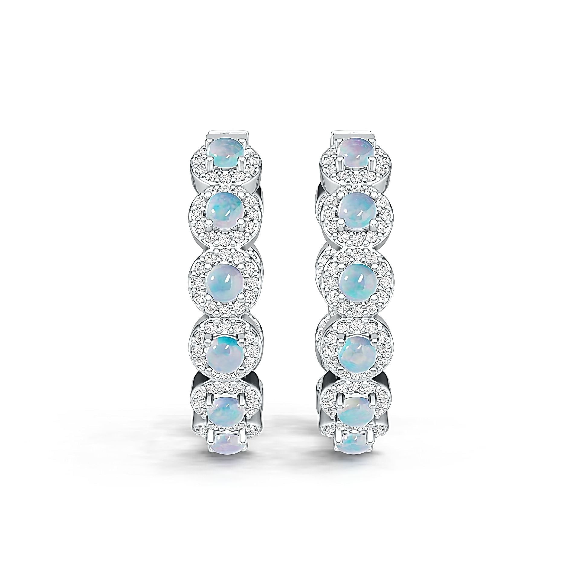Sterling Silver Semi Mount Earrings Setting Round RD 3x3mm DHJ