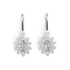 Sterling Silver Semi Mount Earrings Setting Oval OV 7x5mm DHJ