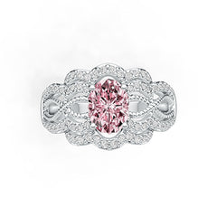 Sterling Silver Semi Mount Ring Setting Oval OV 8X6mm DHJ