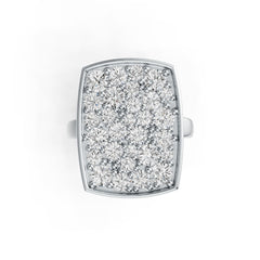 Sterling Silver Semi Mount Ring Setting Round RD 3.5mm DHJ