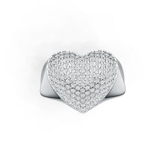 Sterling Silver Semi Mount Ring Setting Round RD 1.2x1.2mm DHJ