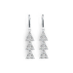 Sterling Silver Semi Mount Earrings Setting Pear PE 4X3mm DHJ