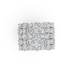 Sterling Silver Semi Mount Ring Setting Oval OV 4X3mm DHJ