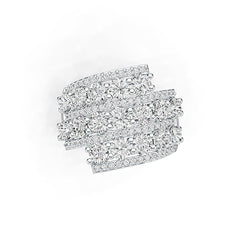 Sterling Silver Semi Mount Ring Setting Round RD 4x4mm DHJ