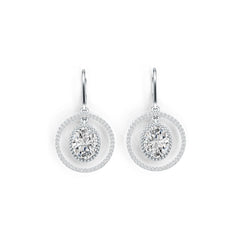 Sterling Silver Semi Mount Earrings Setting Oval OV 10X8mm DHJ