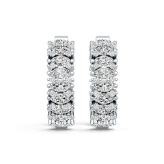 Sterling Silver Semi Mount Earrings Setting Oval OV 5X3mm DHJ