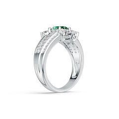 Sterling Silver Semi Mount Ring Setting Oval OV 8X6mm DHJ