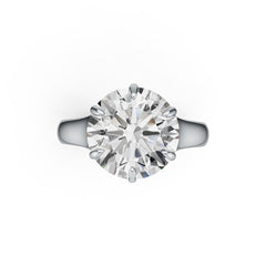 Sterling Silver Semi Mount Ring Setting Round RD 12X12mm Solitaire DHJ