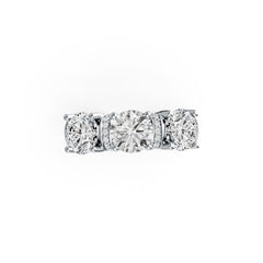 Sterling Silver Semi Mount Ring Setting Round RD 7X7mm with White Topaz DHJ