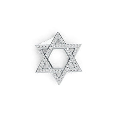 Sterling Silver Semi Mount Pendant Setting Round RD 1.0mm DHJ