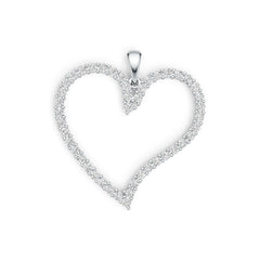 Sterling Silver Semi Mount Pendant Setting Round RD 2x2mm DHJ