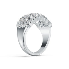 Sterling Silver Semi Mount Ring Setting Oval OV 4X3mm DHJ