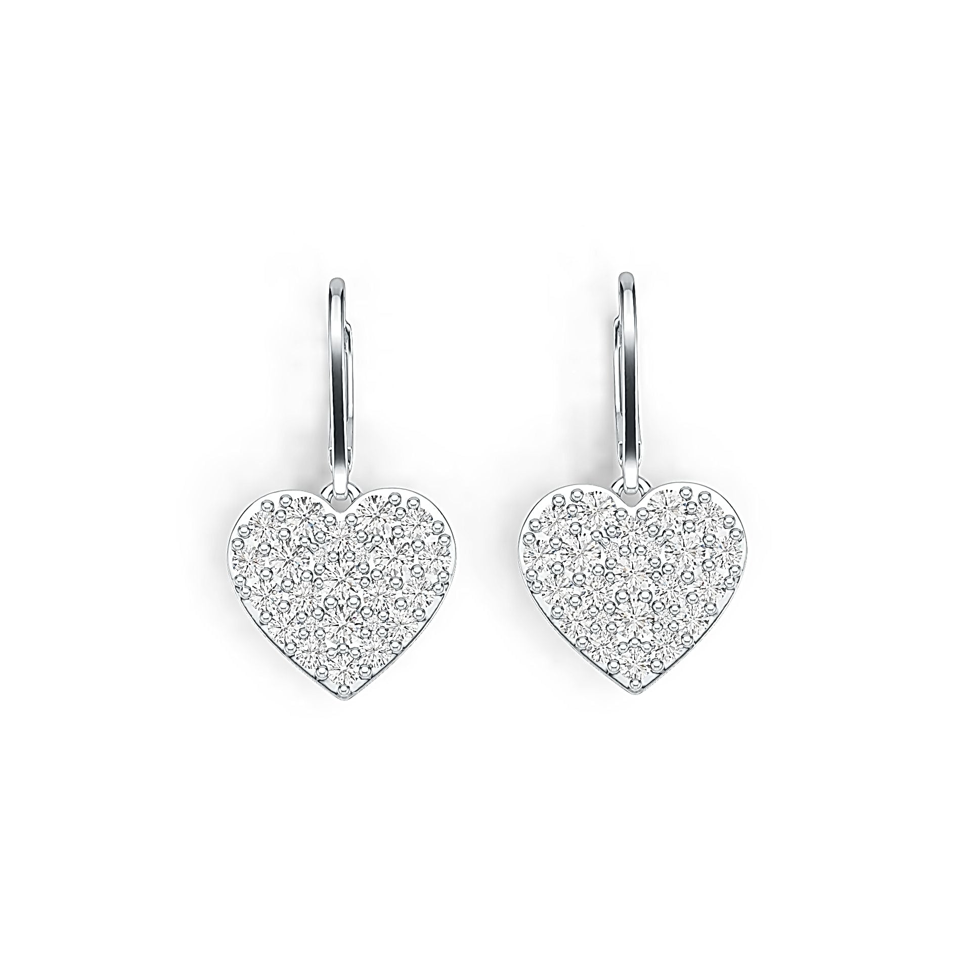 Sterling Silver Semi Mount Earrings Setting Round RD 2.5mm White Topaz DHJ