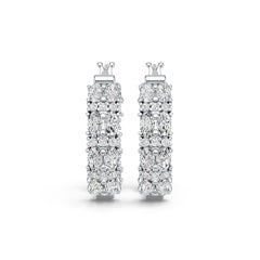 Sterling Silver Semi Mount Earrings Setting Oval OV 5X3mm DHJ