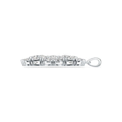 Sterling Silver Semi Mount Pendant Setting Pear PE 9X6mm DHJ