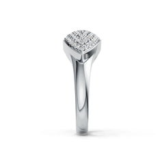 Sterling Silver Semi Mount Ring Setting Round RD 1.1mm DHJ