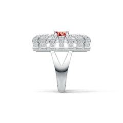 Sterling Silver Semi Mount Ring Setting Round RD 6x6mm DHJ