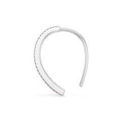 Sterling Silver Semi Mount Earrings Setting Round RD 1.2mm DHJ
