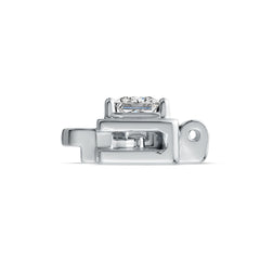 Sterling Silver Semi Mount Bracelet Setting Princess SQ 3X3mm Tennis DHJ
