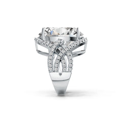 Sterling Silver Semi Mount Ring Setting Oval OV 20X14mm DHJ