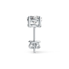 Sterling Silver Semi Mount Earrings Setting Oval OV 5X4mm Simple Stud DHJ
