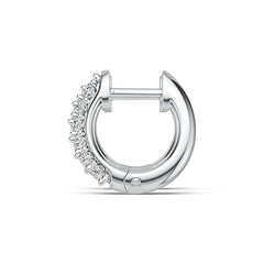 Sterling Silver Semi Mount Earrings Setting Round RD 2x2mm DHJ
