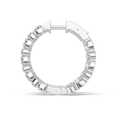 Sterling Silver Semi Mount Earrings Setting Round RD 5x5mm DHJ