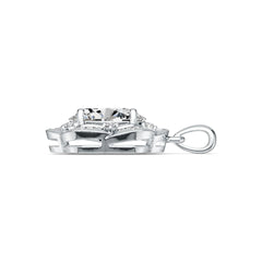Sterling Silver Semi Mount Pendant Setting Oval OV 12X10mm DHJ
