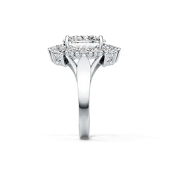 Sterling Silver Semi Mount Ring Setting Cushion CU 11X9mm DHJ