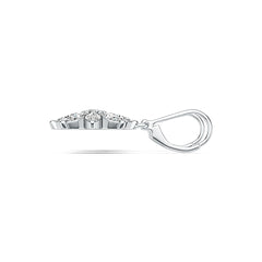 Sterling Silver Semi Mount Earrings Setting Marquise MQ 6X3mm DHJ