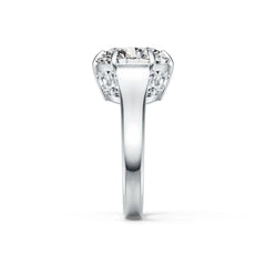 Sterling Silver Semi Mount Ring Setting Round RD 12X12mm Solitaire DHJ