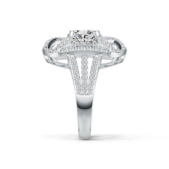 Sterling Silver Semi Mount Ring Setting Oval OV 8X6mm OV 6X4mm DHJ