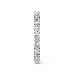 Sterling Silver Semi Mount Ring Setting Oval OV 4X3mm Eternity Band Ring DHJ
