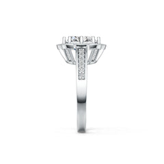Sterling Silver Semi Mount Ring Setting Oval OV 10X8mm DHJ
