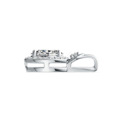 Sterling Silver Semi Mount Pendant Setting Oval OV 8X6mm DHJ