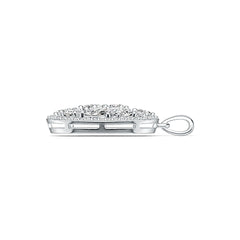 Sterling Silver Semi Mount Pendant Setting Oval OV 6X4mm PE 6X4mm DHJ