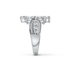 Sterling Silver Semi Mount Ring Setting Oval OV 6X4mm DHJ