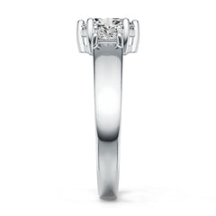Sterling Silver Semi Mount Ring Setting Oval OV 8X6mm CU 4X4mm DHJ