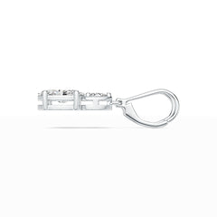 Sterling Silver Semi Mount Earrings Setting Marquise MQ 10X5mm PE 5X3mm DHJ