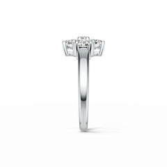 Sterling Silver Semi Mount Ring Setting Round RD 4x4mm DHJ