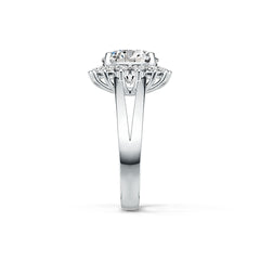Sterling Silver Semi Mount Ring Setting Round RD 8x8mm DHJ