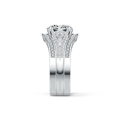 Sterling Silver Semi Mount Ring Setting Oval OV 10X8mm DHJ