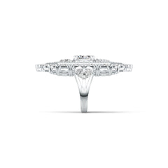 Sterling Silver Semi Mount Ring Setting Oval OV 9X7mm Art Deco Syzjewelry