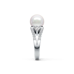 Sterling Silver Semi Mount Ring Setting Round RD 9.5mm DHJ