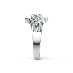 Sterling Silver Semi Mount Ring Setting Round RD 6x6mm DHJ