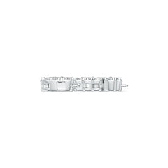 Sterling Silver Pendant Five Hearts Clover Theme with White Topaz or Moissanite - Syzjewelry