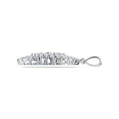 Sterling Silver Semi Mount Pendant Setting Marquise MQ 5X2.5mm MQ 4X2mm DHJ