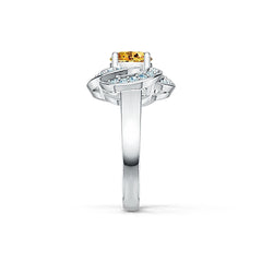 Sterling Silver Semi Mount Ring Setting Round RD 7X7MM DHJ