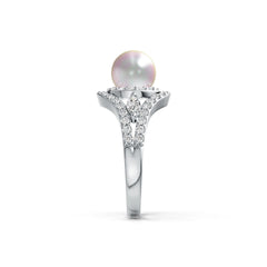 Sterling Silver Semi Mount Ring Setting Round RD 8.5mm DHJ